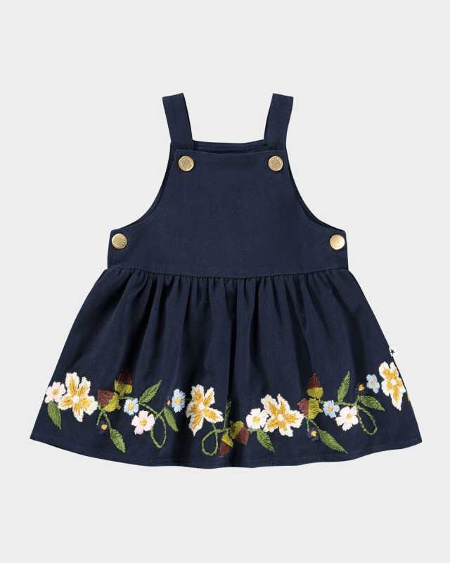 Girl's Embroidered Colleena Mini Dress, Size 12M-4